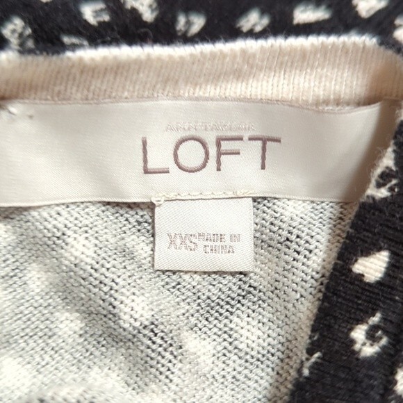 Loft Women's Button Down Back Long Sleeve Knit Top Size XXS - Picture 6 of 7